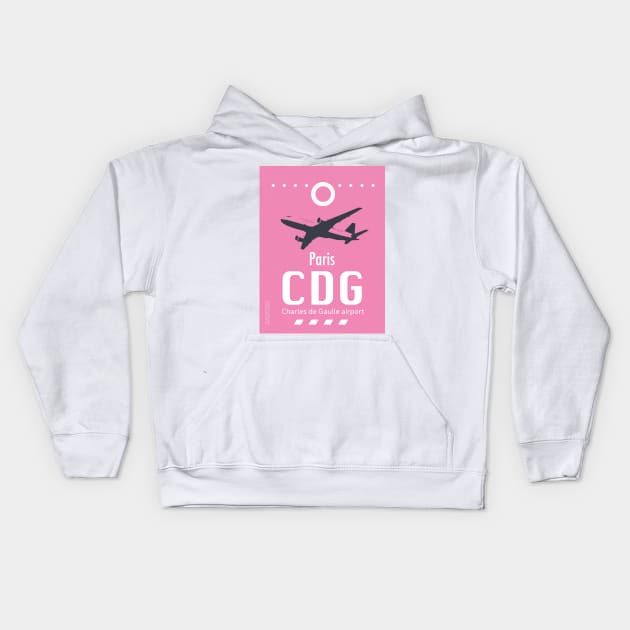 CDG Pink Kids Hoodie by Woohoo